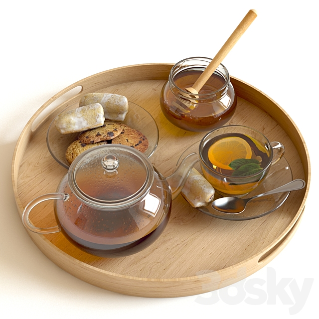 tea and honey 3DSMax File - thumbnail 1