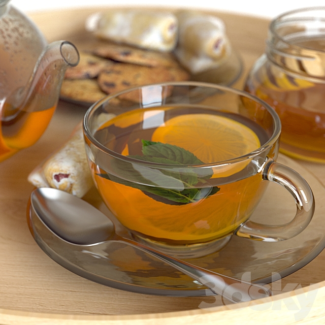 tea and honey 3DSMax File - thumbnail 2