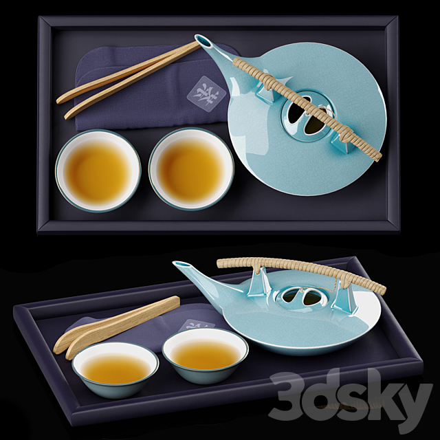 Tea Ceremony Set 3DSMax File - thumbnail 4