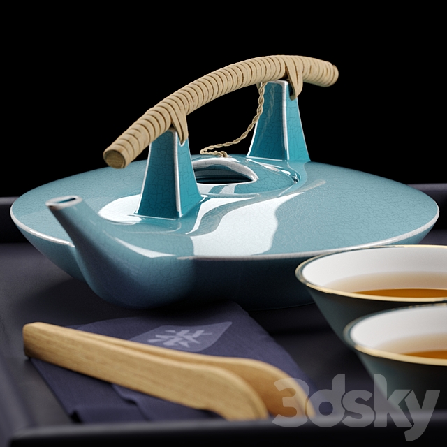 Tea Ceremony Set 3DSMax File - thumbnail 6