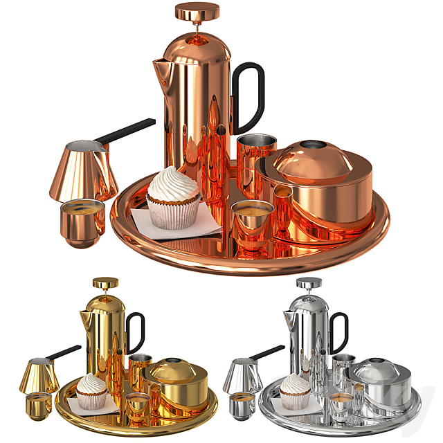 Tom Dixon Brew Cafetiere 3ds Max - thumbnail 1