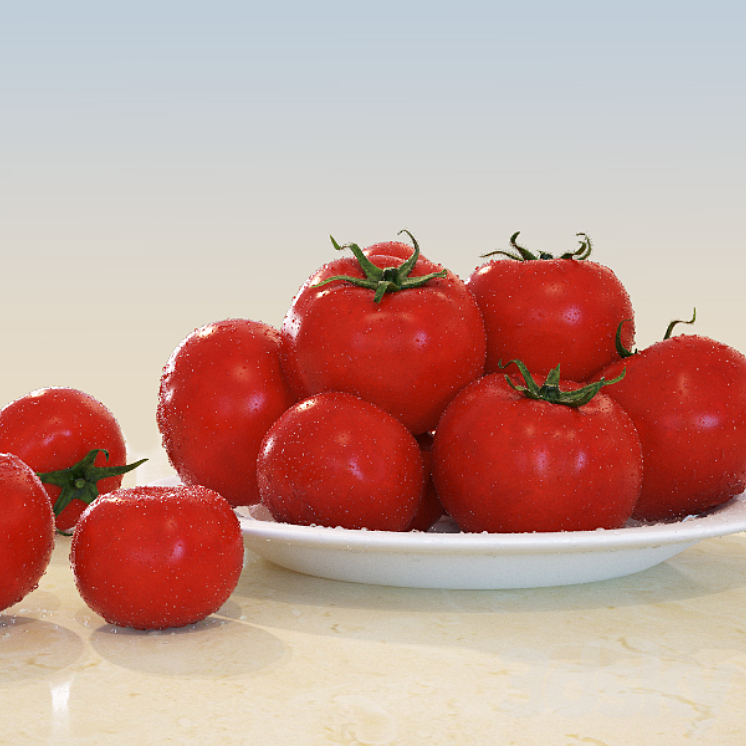 Tomatoes 3DS Max - thumbnail 1