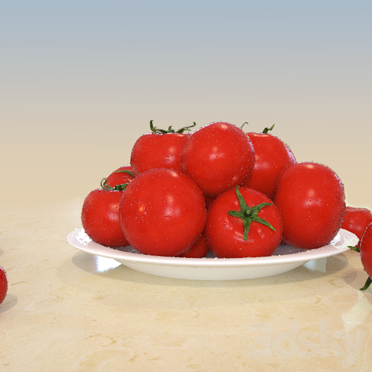 Tomatoes 3DS Max - thumbnail 2