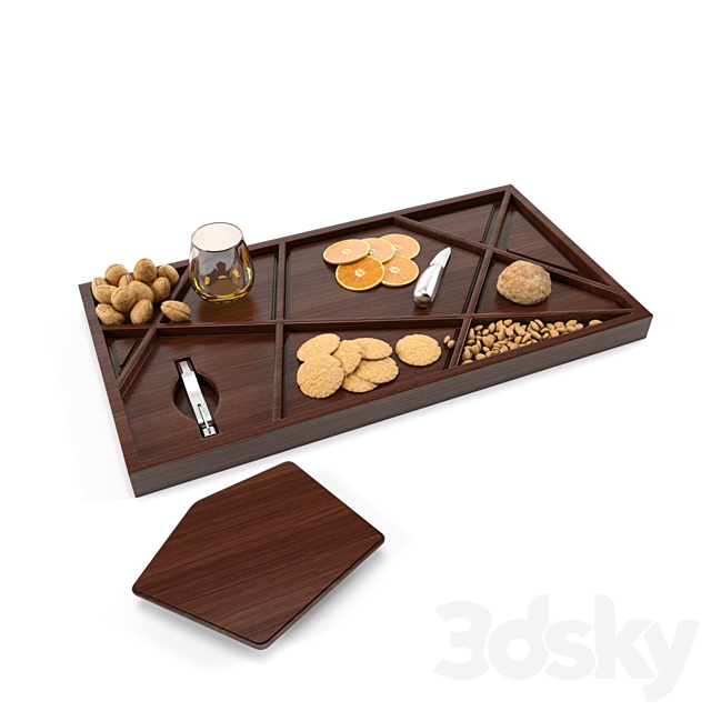 Tray of treats 3ds Max - thumbnail 1