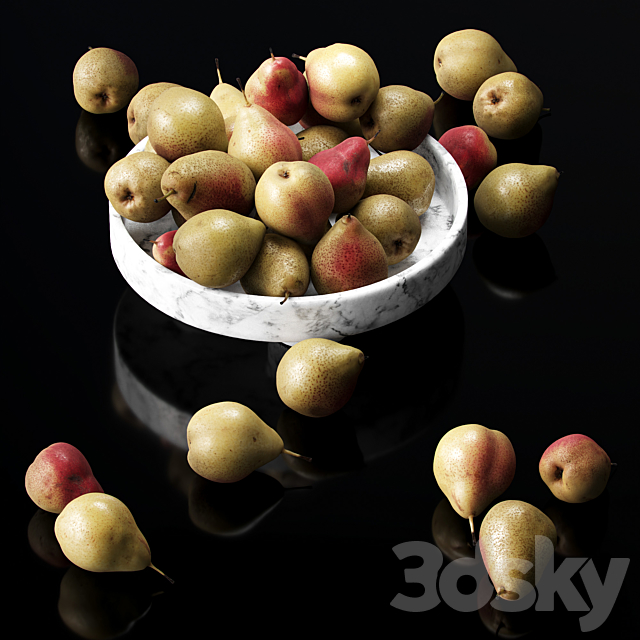 Trout pears 3DS Max Model - thumbnail 2