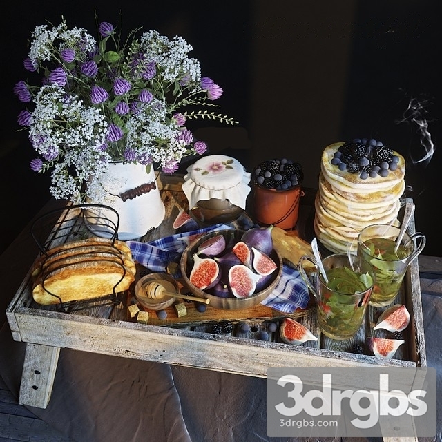 Village Breakfast 3dsmax Download - thumbnail 1