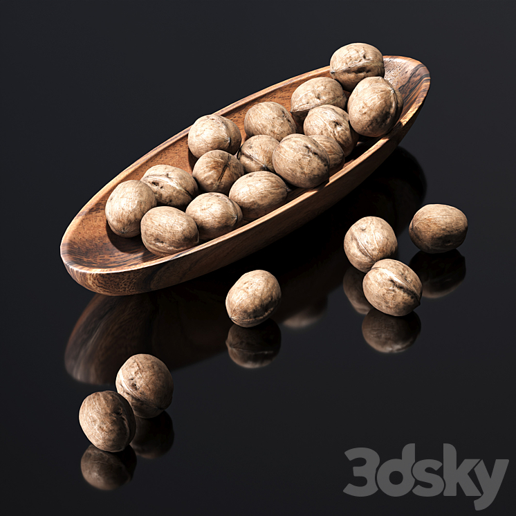 Walnut 3DS Max - thumbnail 1