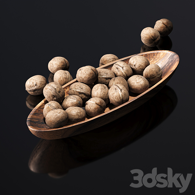 Walnut 3DS Max - thumbnail 2