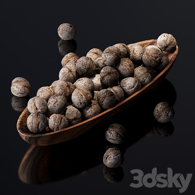 Walnut v2 3DS Max - thumbnail 1