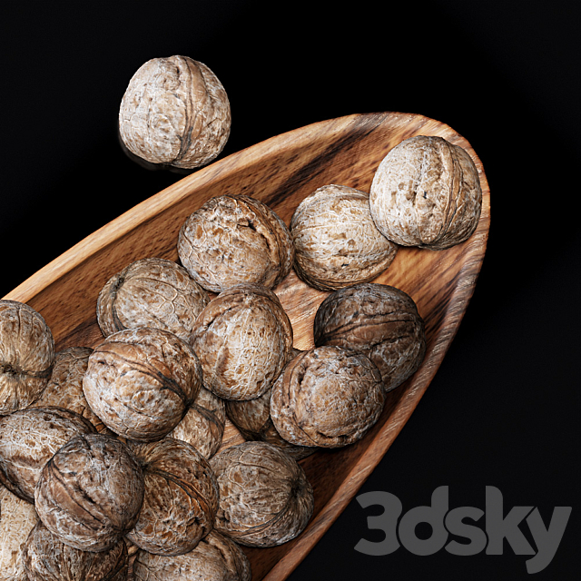 Walnut v2 3DS Max Model - thumbnail 4