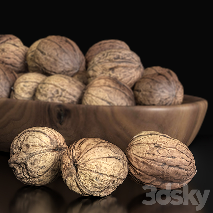 Walnut_set 3DS Max - thumbnail 2