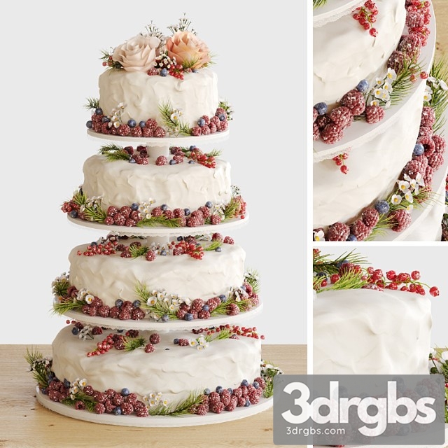 Wedding Cake 3dsmax Download - thumbnail 1