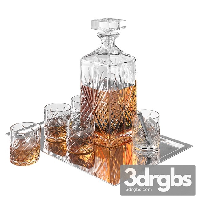 Whiskey tray 3dsmax Download - thumbnail 1