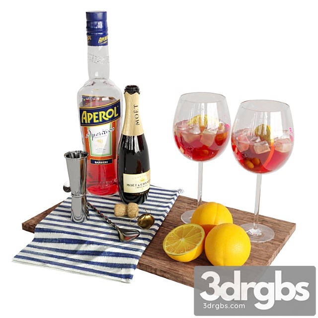 Cocktail aperol 1 set 4 - thumbnail 1