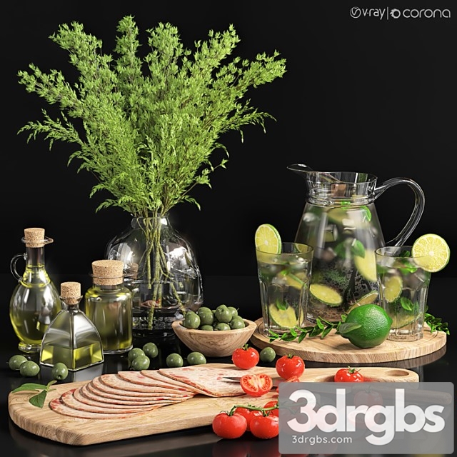 Decorative set 21 for kitchen - thumbnail 1