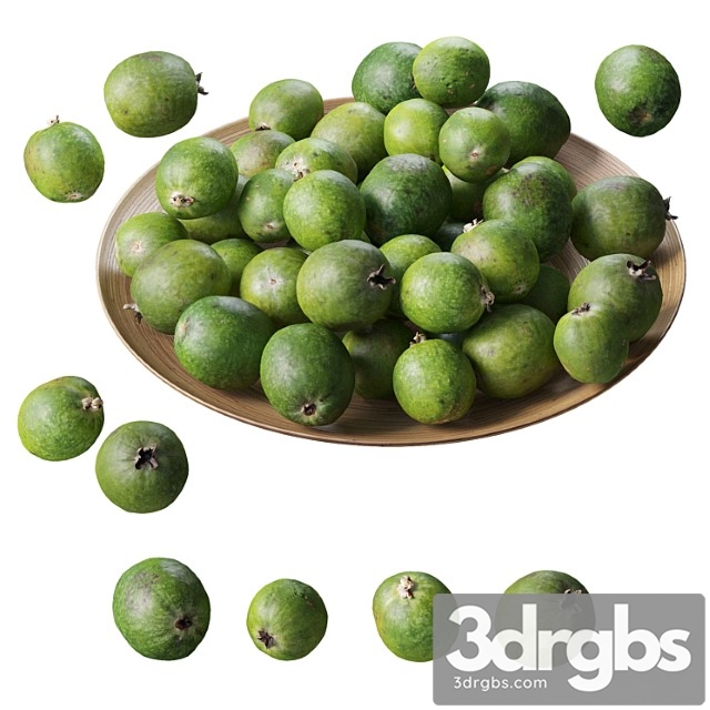 Feijoa on a platter - thumbnail 1