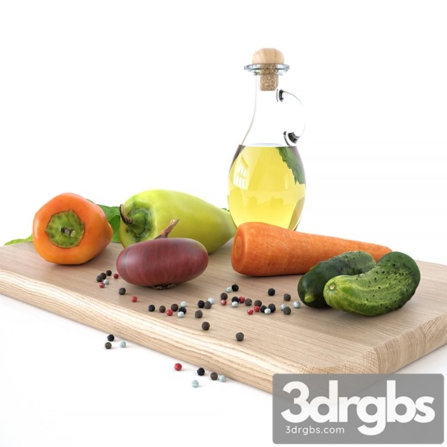 Kitchen decore set (vegetables) - thumbnail 1