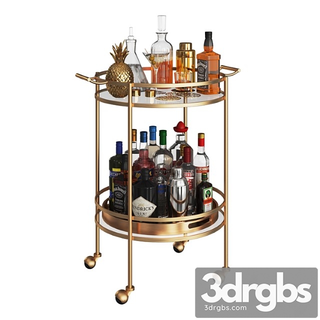 Mini bar beverage table - thumbnail 1