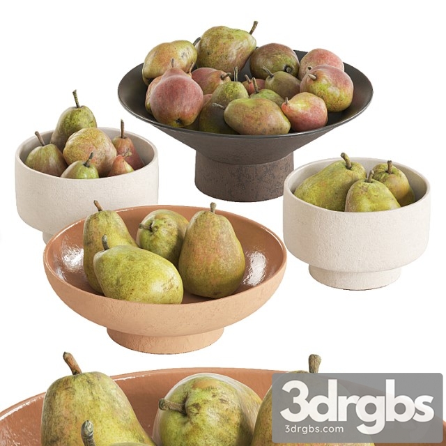 Pears in bowls - thumbnail 1