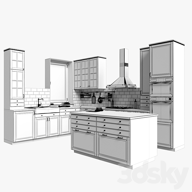 IKEA BODBYN 3DSMax File - thumbnail 3