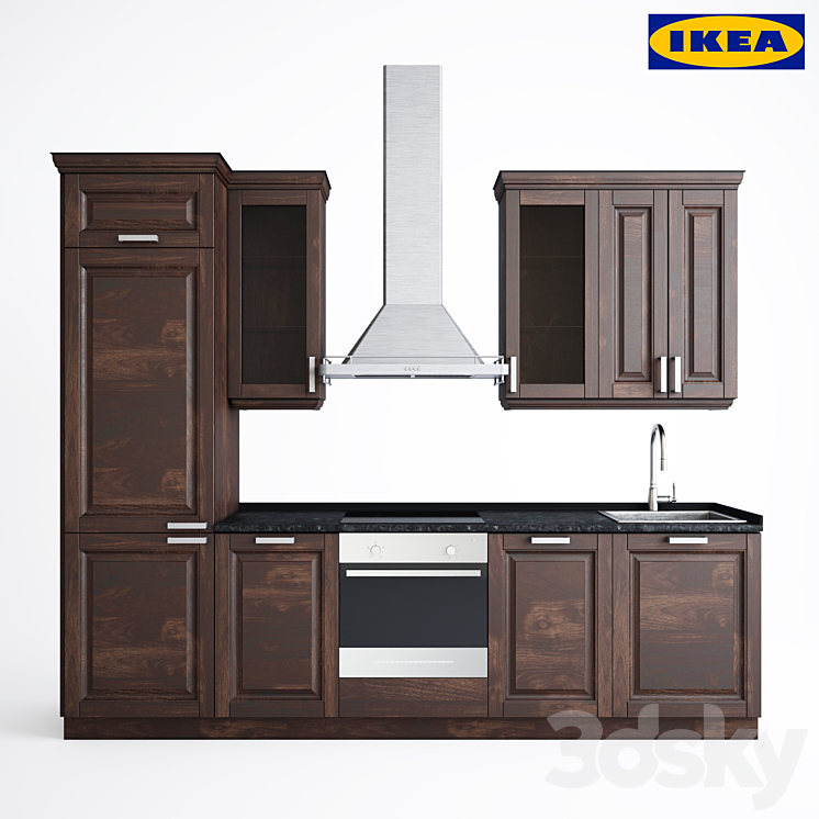 IKEA Kitchen 3DS Max - thumbnail 1