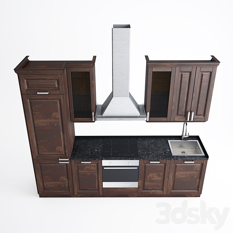 IKEA Kitchen 3DS Max - thumbnail 2