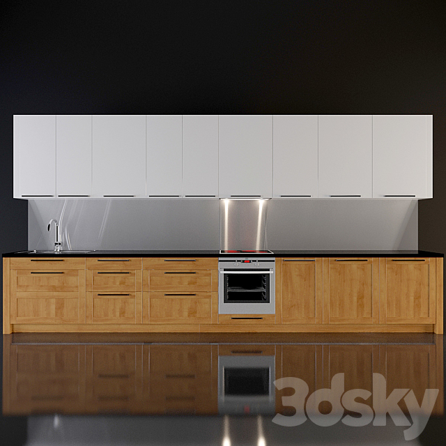 Ikea kitchen 3DS Max Model - thumbnail 1