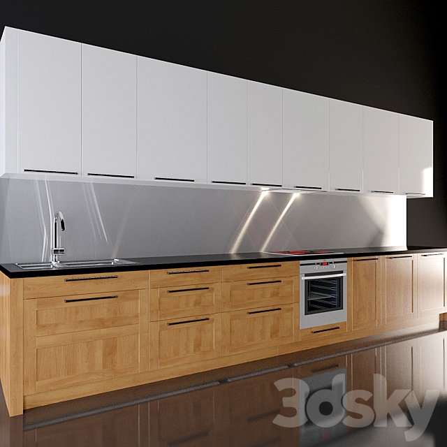 Ikea kitchen 3DS Max Model - thumbnail 2