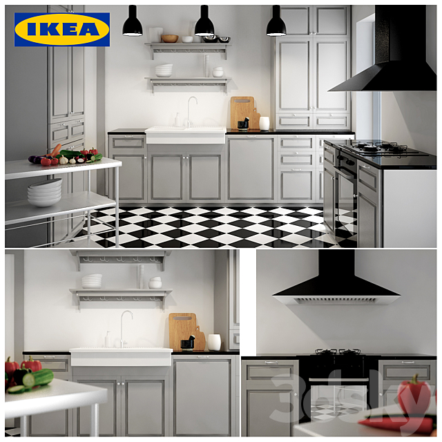 IKEA KITCHEN 3DSMax File - thumbnail 1