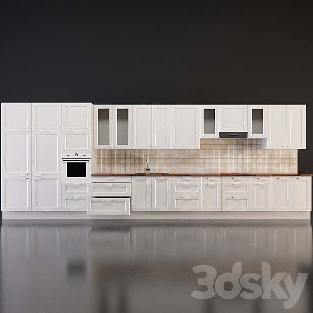 Ikea Kitchen 3DSMax File - thumbnail 1