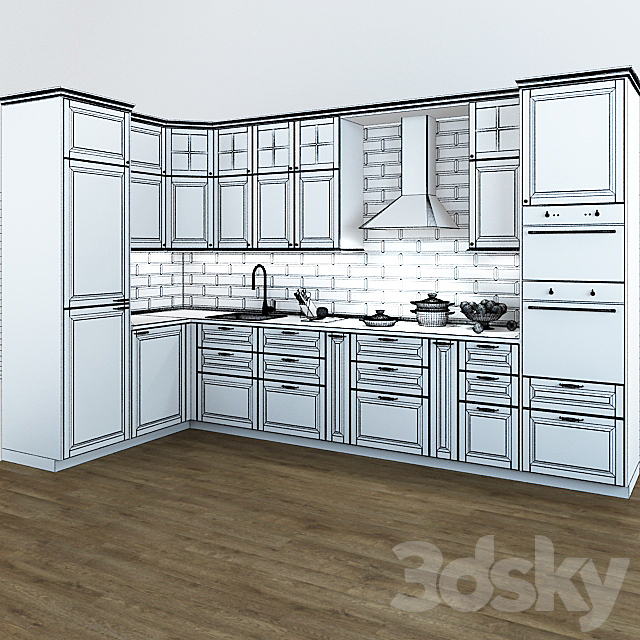 IKEA kitchen BUDBIN 3DSMax File - thumbnail 2