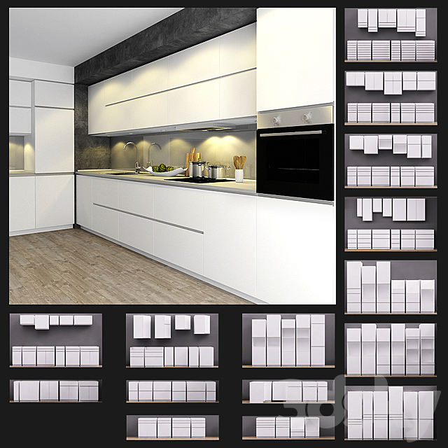 Ikea Kitchen Method-Nodsta 3DSMax File - thumbnail 1