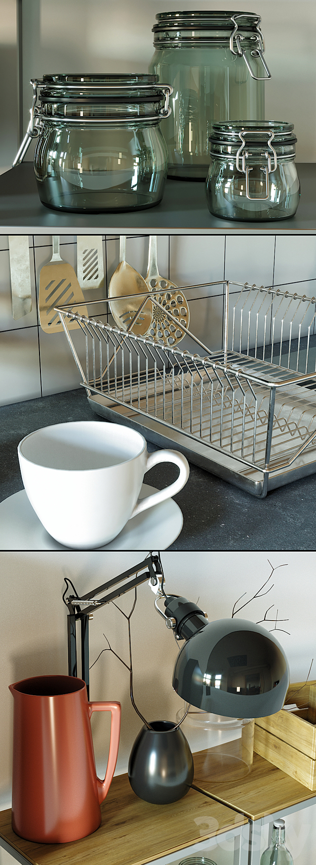 IKEA KUNGSBAKKA Kitchen 3DSMax File - thumbnail 2