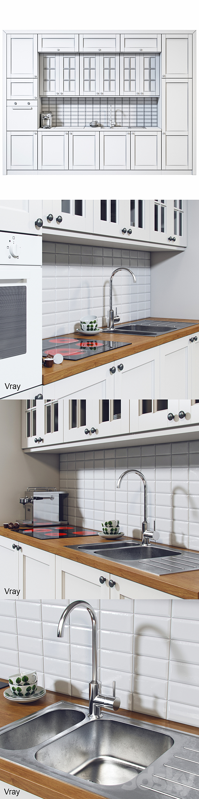 Ikea Laxarby 3DS Max Model - thumbnail 3