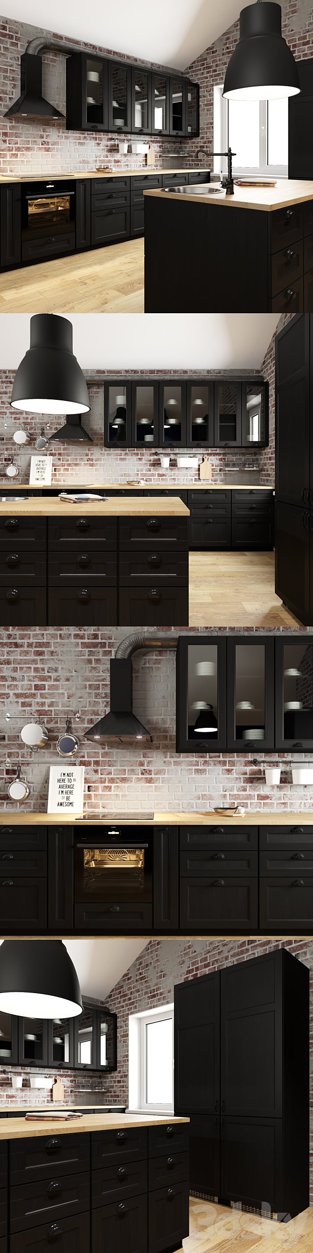 IKEA LAXARBY 3DS Max Model - thumbnail 2