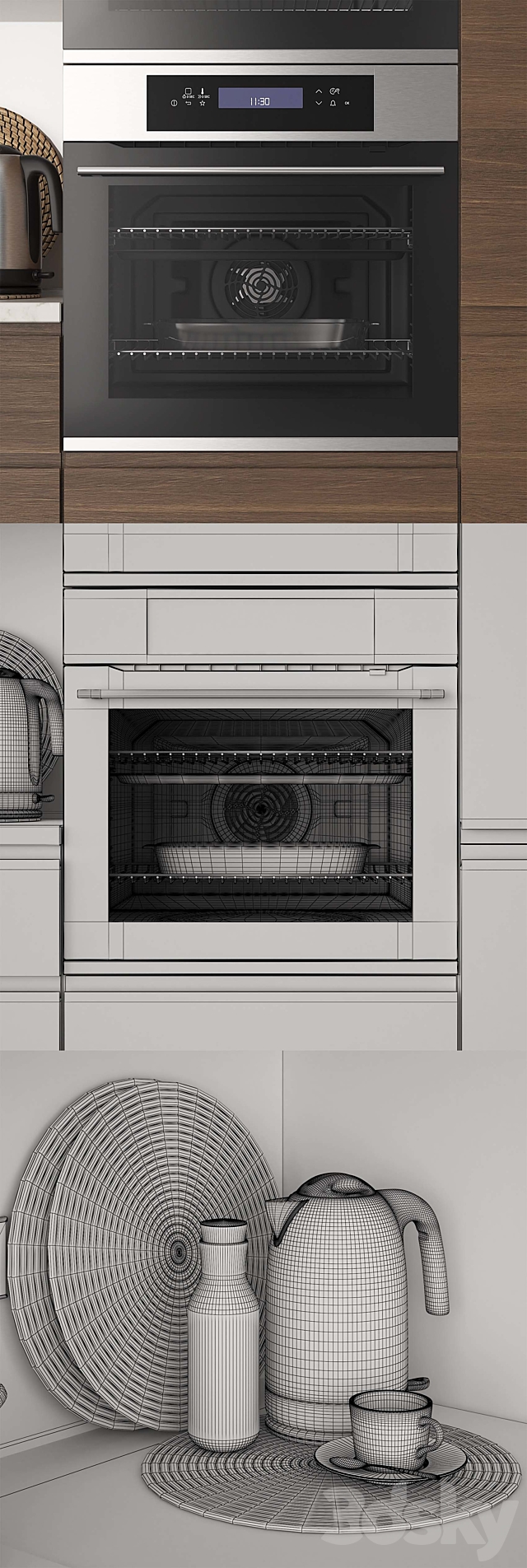 Ikea Metod Voxtorp Walnut 3DSMax File - thumbnail 3