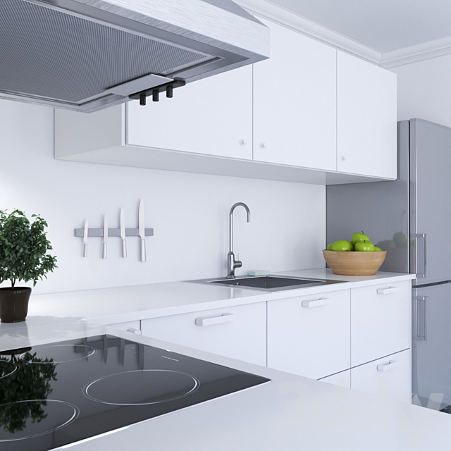 Ikea Vedinge Kitchen 3DSMax File - thumbnail 3