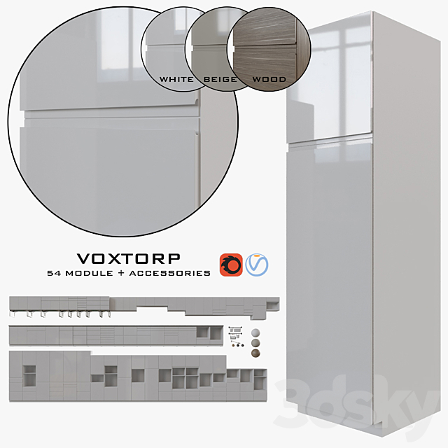 IKEA VOXTORP 3DSMax File - thumbnail 1