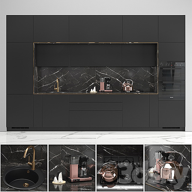 INGE Direct Kitchen 3DSMax File - thumbnail 1