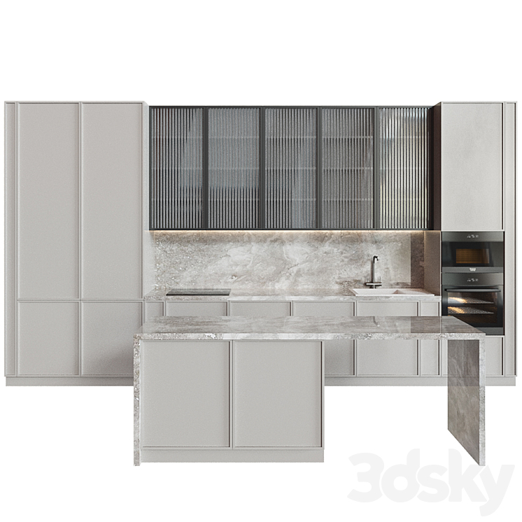 Kitchen 003 (Refill) 3DS Max Model - thumbnail 1