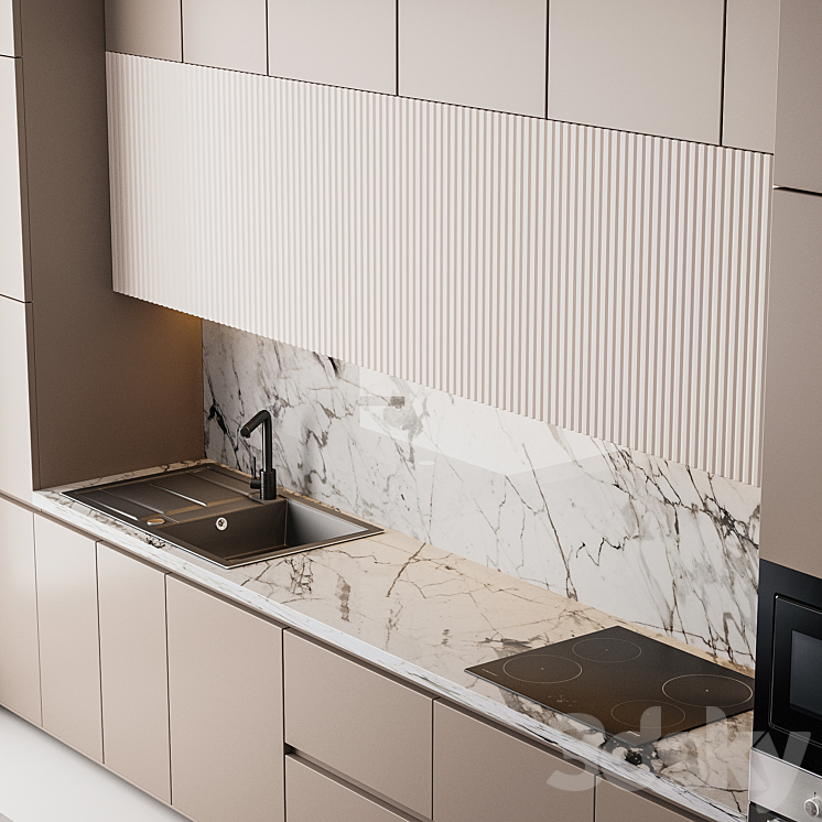 KITCHEN 01 3DS Max Model - thumbnail 2