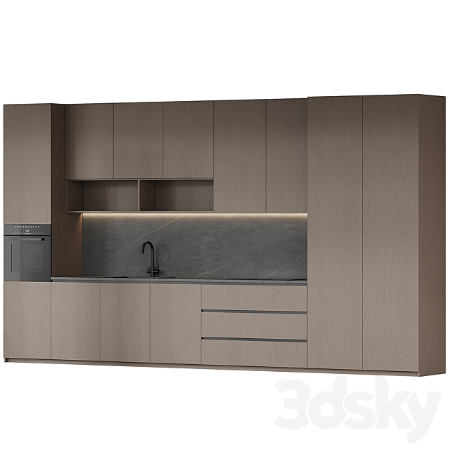 Kitchen 01 3ds Max - thumbnail 1