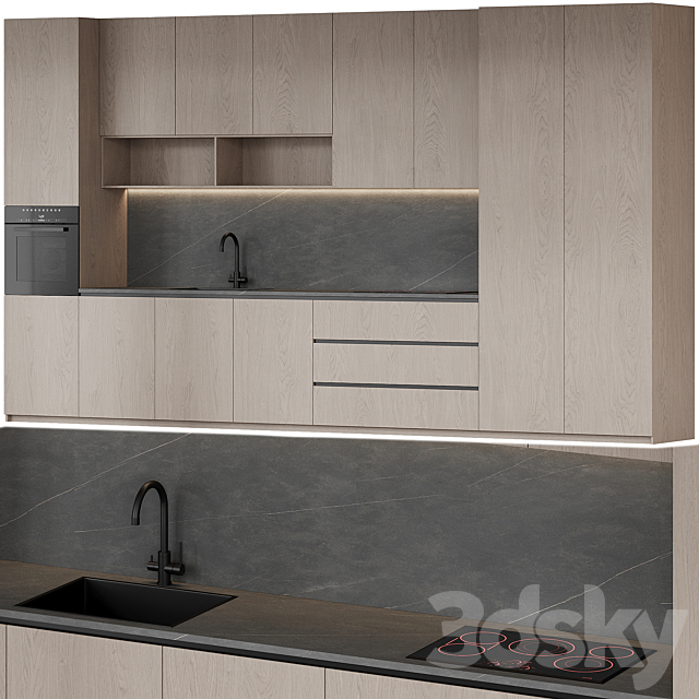 Kitchen 01 3ds Max - thumbnail 2