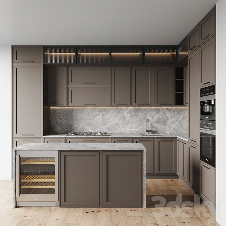 kitchen 0102 3DS Max - thumbnail 1