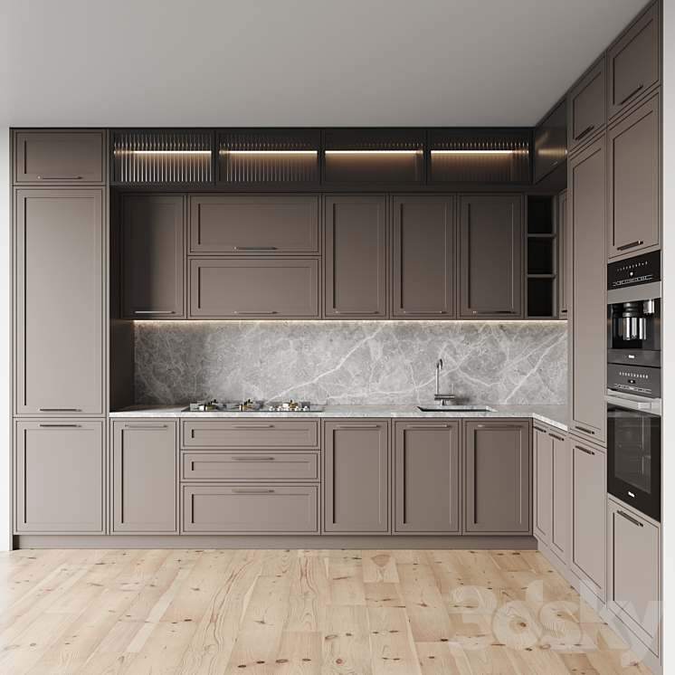 kitchen 0102 3DS Max - thumbnail 2