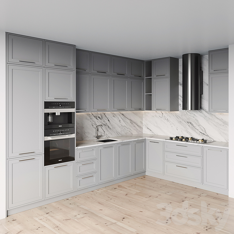 kitchen 0103 3DS Max - thumbnail 1