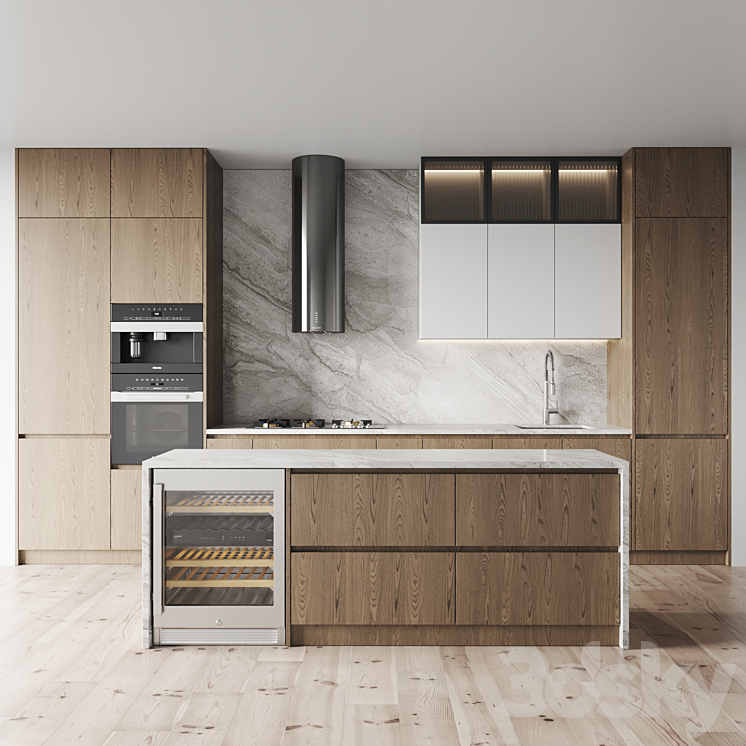 kitchen 0126 3DS Max - thumbnail 1