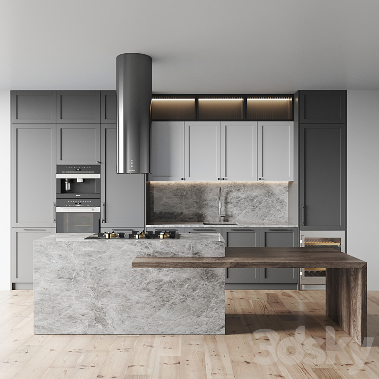 kitchen 0137 3DS Max Model - thumbnail 1