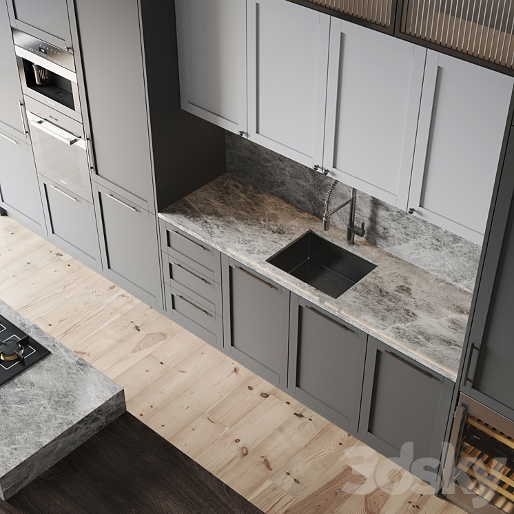 kitchen 0137 3DS Max Model - thumbnail 2