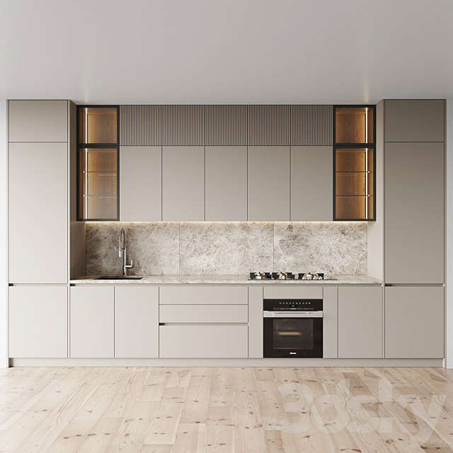 kitchen 0139 3DS Max Model - thumbnail 2